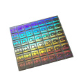 Custom fabric/ textile colour changing 3D security hologram sticker/ label/ trademark for clothes